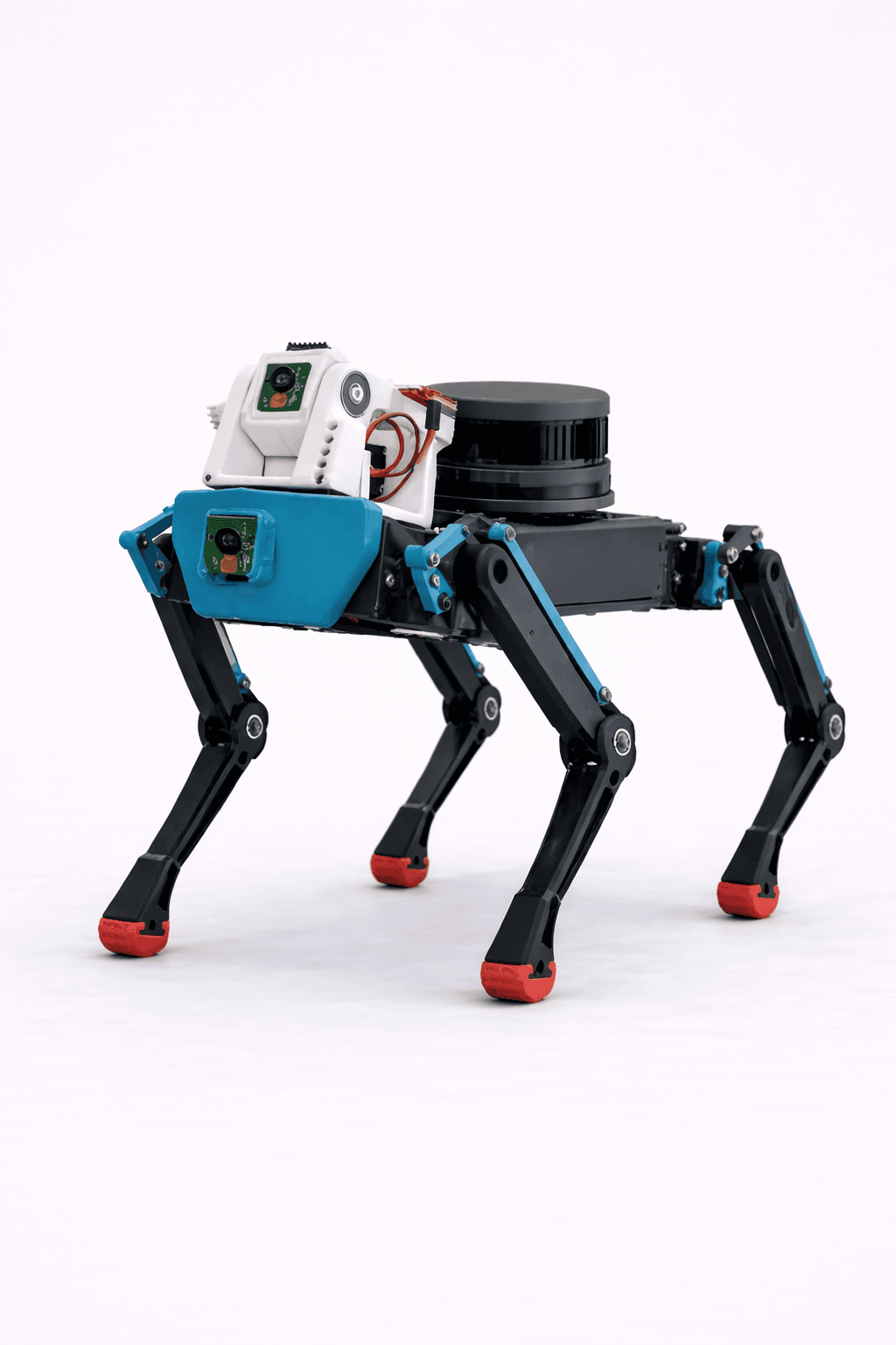 CIPHER ECHO autonomous quadruped prototype